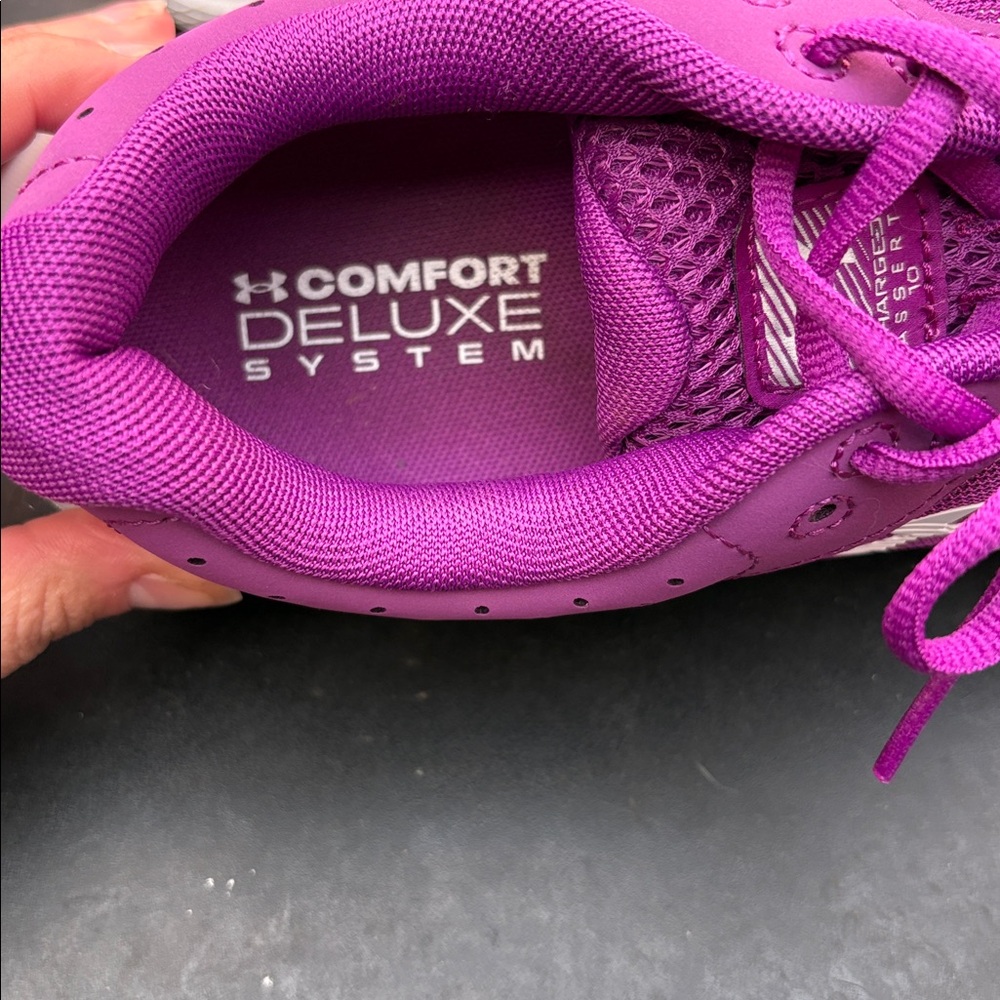 Under Armour Bright Purple Lightweight Running Shoes - Picture 5 of 7